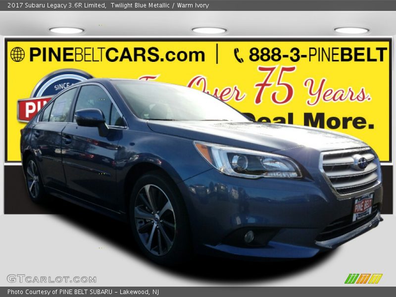 Twilight Blue Metallic / Warm Ivory 2017 Subaru Legacy 3.6R Limited