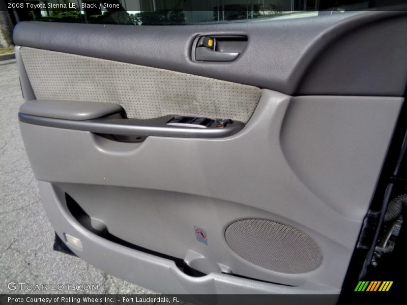 Black / Stone 2008 Toyota Sienna LE