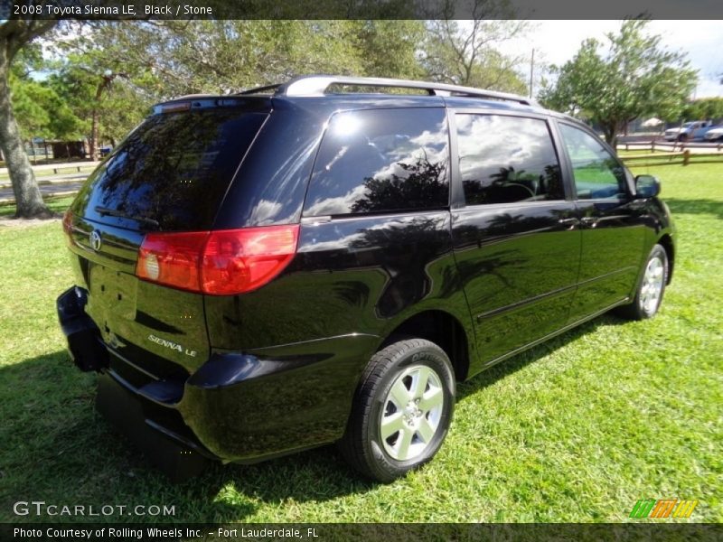 Black / Stone 2008 Toyota Sienna LE