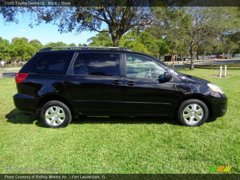 Black / Stone 2008 Toyota Sienna LE
