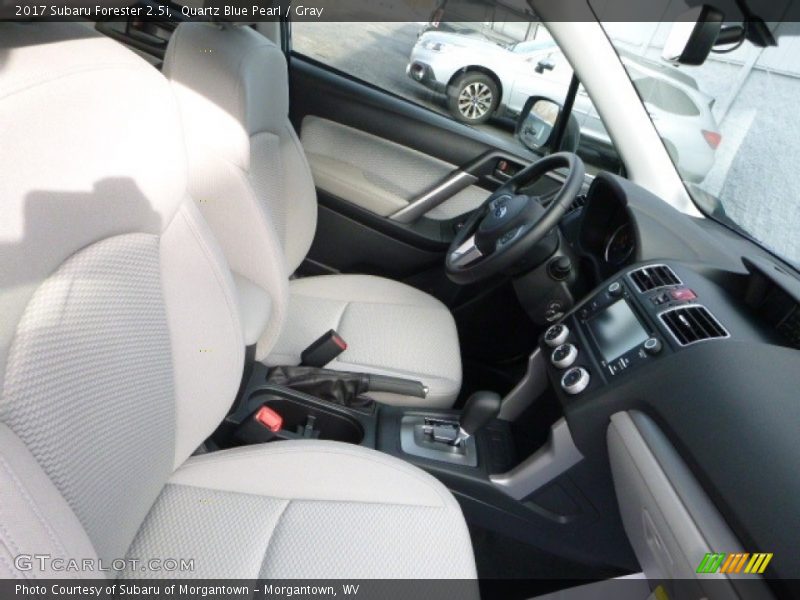 Quartz Blue Pearl / Gray 2017 Subaru Forester 2.5i