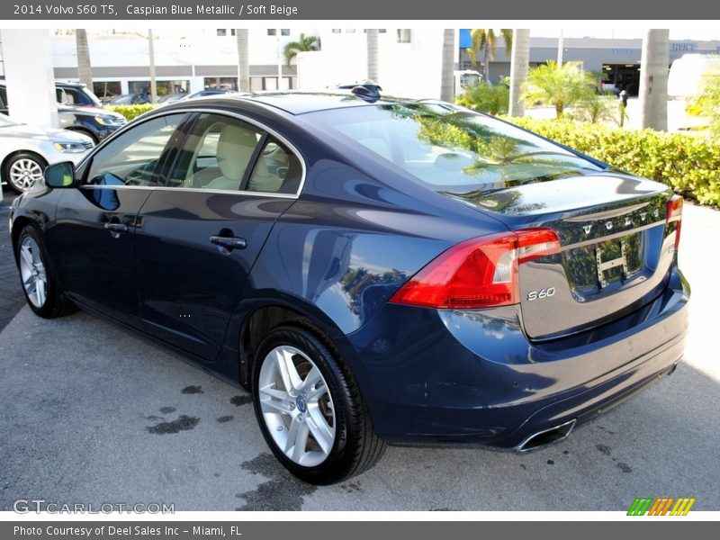 Caspian Blue Metallic / Soft Beige 2014 Volvo S60 T5