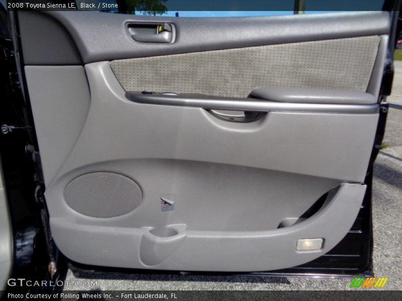 Black / Stone 2008 Toyota Sienna LE