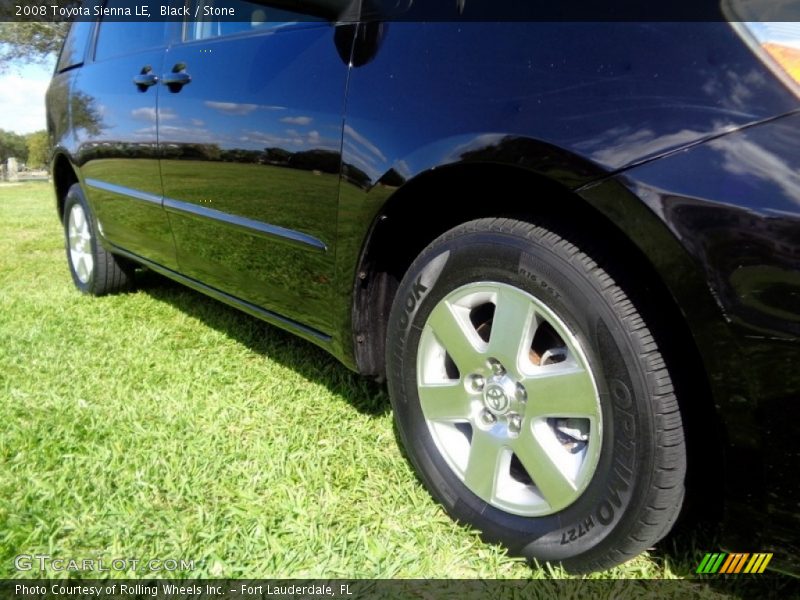 Black / Stone 2008 Toyota Sienna LE