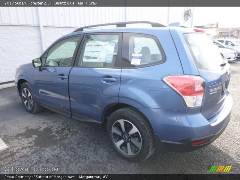 Quartz Blue Pearl / Gray 2017 Subaru Forester 2.5i