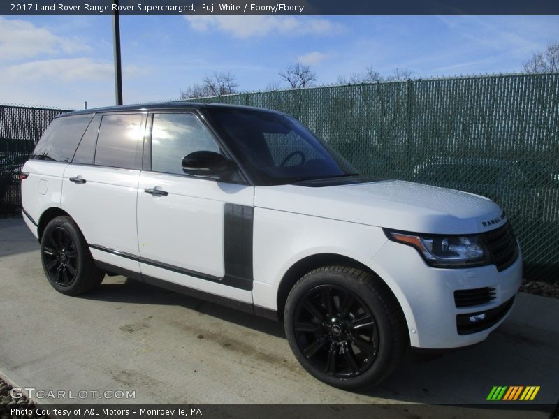 Fuji White / Ebony/Ebony 2017 Land Rover Range Rover Supercharged