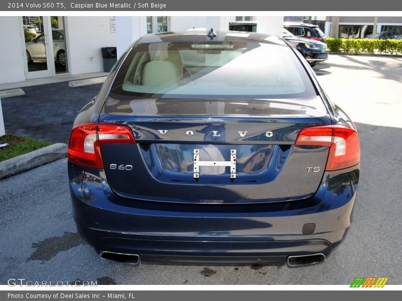 Caspian Blue Metallic / Soft Beige 2014 Volvo S60 T5