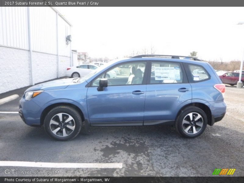 Quartz Blue Pearl / Gray 2017 Subaru Forester 2.5i