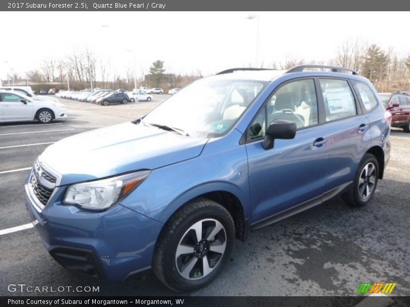 Quartz Blue Pearl / Gray 2017 Subaru Forester 2.5i