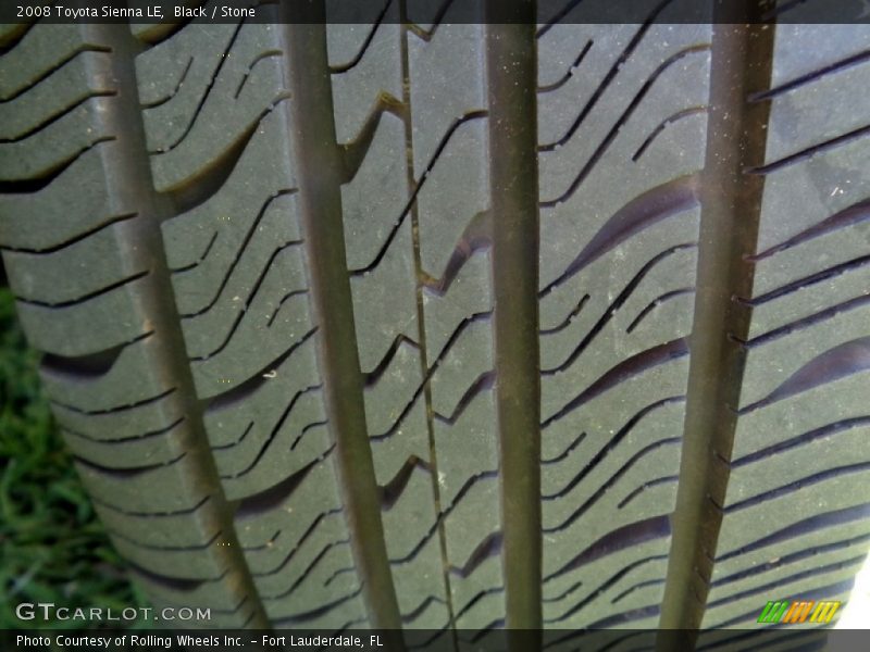 Black / Stone 2008 Toyota Sienna LE