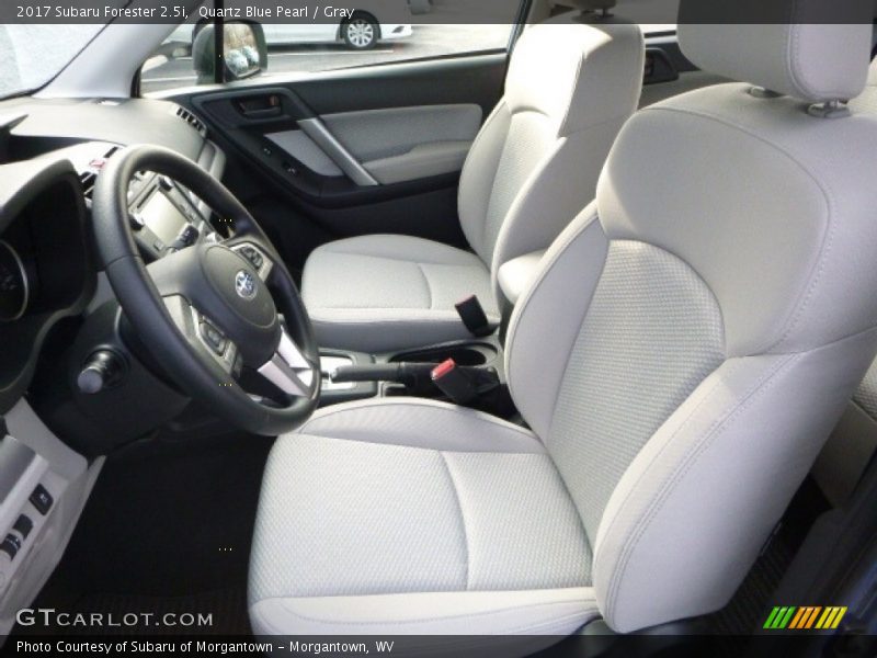 Quartz Blue Pearl / Gray 2017 Subaru Forester 2.5i