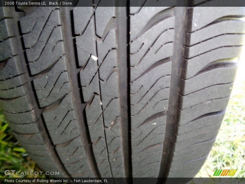 Black / Stone 2008 Toyota Sienna LE
