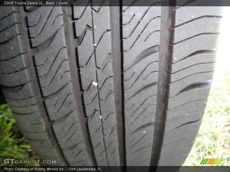 Black / Stone 2008 Toyota Sienna LE