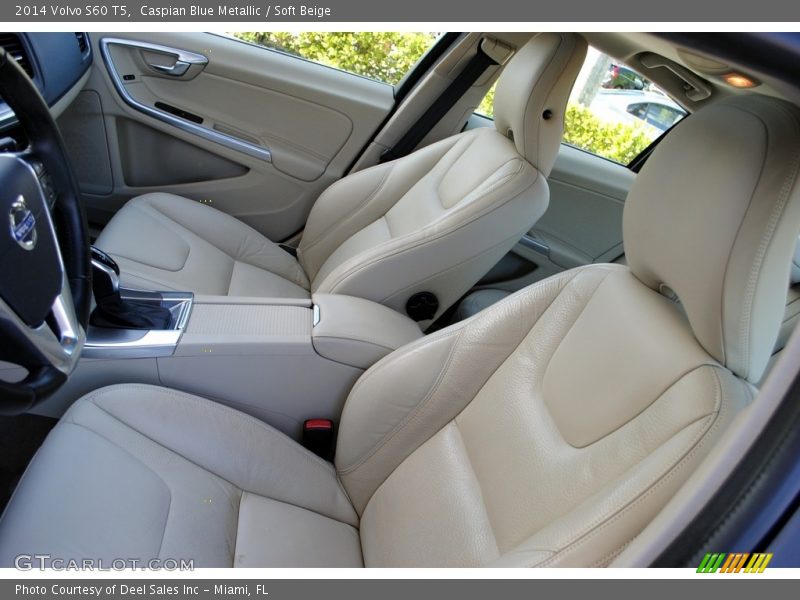 Caspian Blue Metallic / Soft Beige 2014 Volvo S60 T5