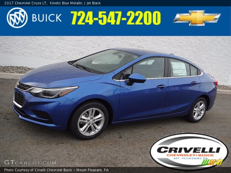 Kinetic Blue Metallic / Jet Black 2017 Chevrolet Cruze LT