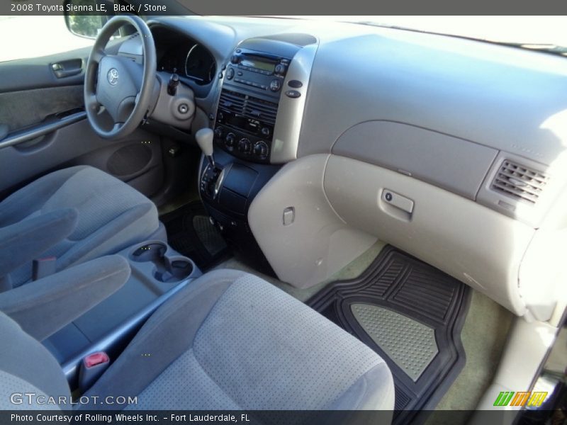 Black / Stone 2008 Toyota Sienna LE
