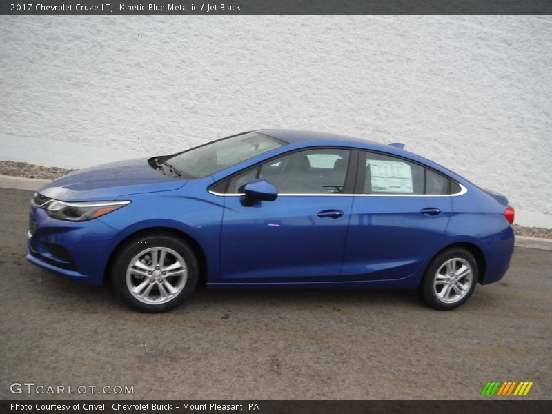 Kinetic Blue Metallic / Jet Black 2017 Chevrolet Cruze LT