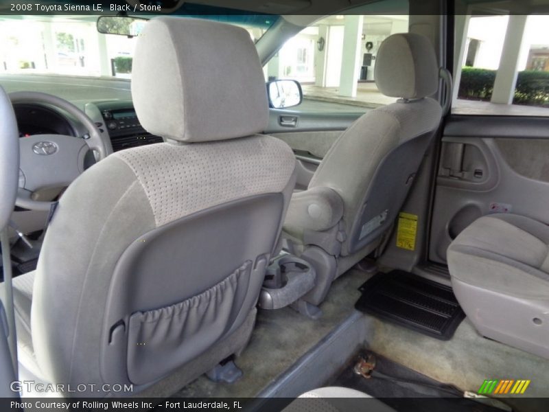 Black / Stone 2008 Toyota Sienna LE