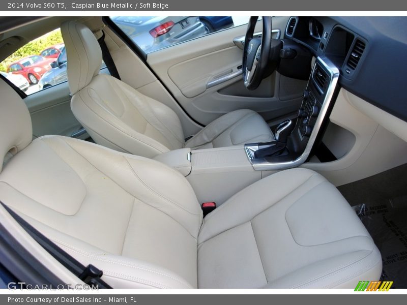 Caspian Blue Metallic / Soft Beige 2014 Volvo S60 T5