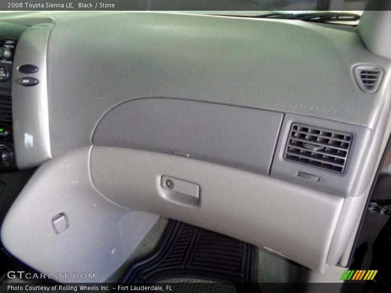Black / Stone 2008 Toyota Sienna LE