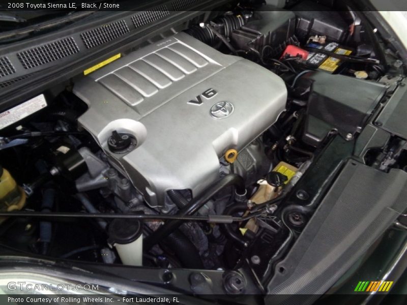 Black / Stone 2008 Toyota Sienna LE