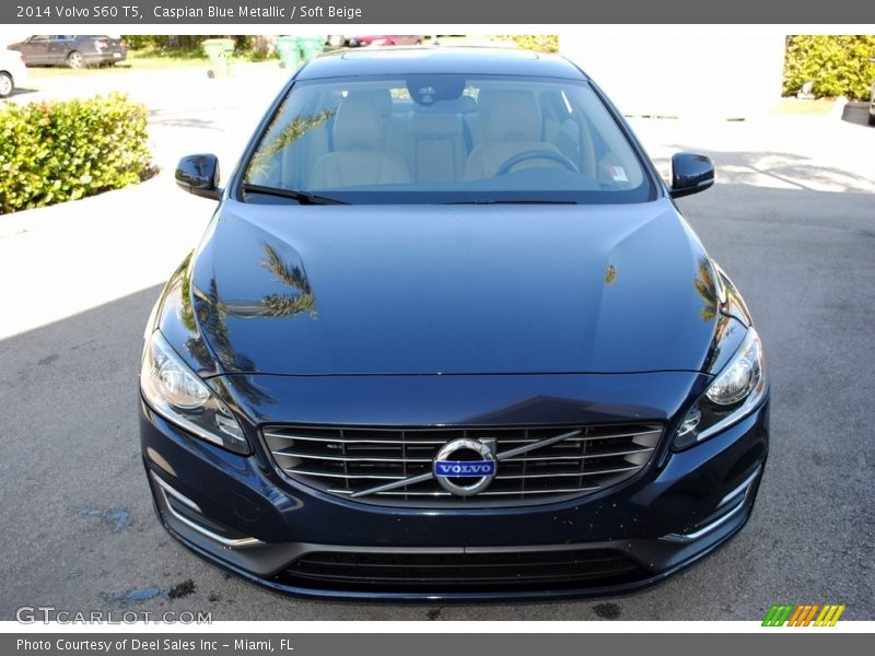 Caspian Blue Metallic / Soft Beige 2014 Volvo S60 T5