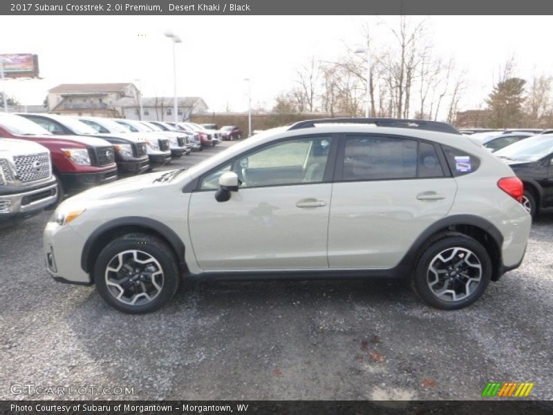 Desert Khaki / Black 2017 Subaru Crosstrek 2.0i Premium