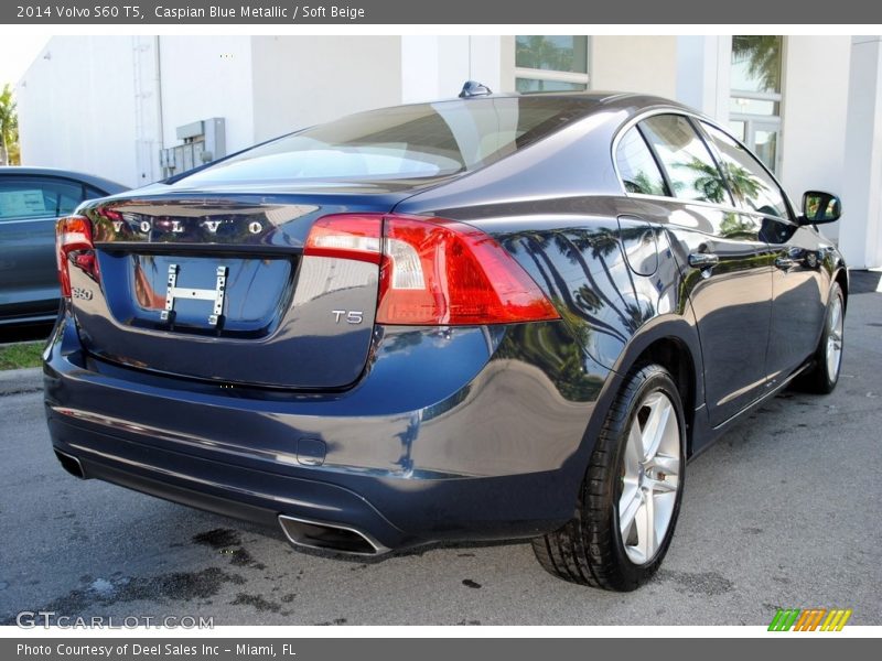 Caspian Blue Metallic / Soft Beige 2014 Volvo S60 T5