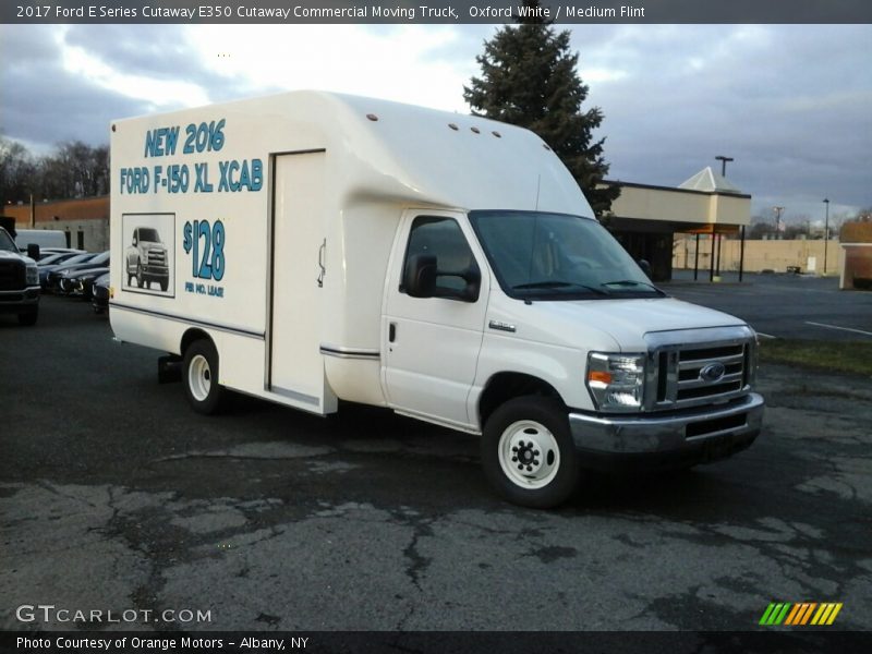 Oxford White / Medium Flint 2017 Ford E Series Cutaway E350 Cutaway Commercial Moving Truck