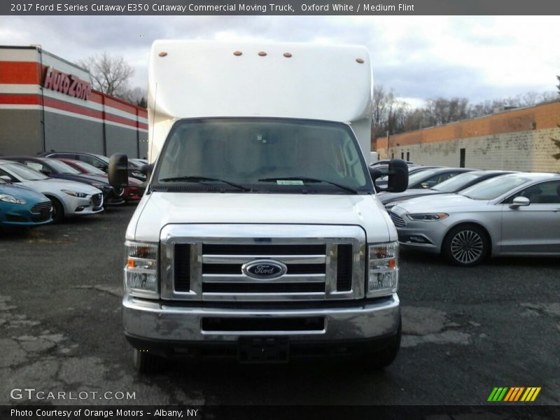Oxford White / Medium Flint 2017 Ford E Series Cutaway E350 Cutaway Commercial Moving Truck