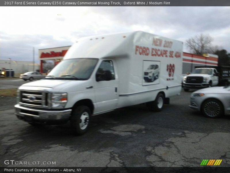 Oxford White / Medium Flint 2017 Ford E Series Cutaway E350 Cutaway Commercial Moving Truck