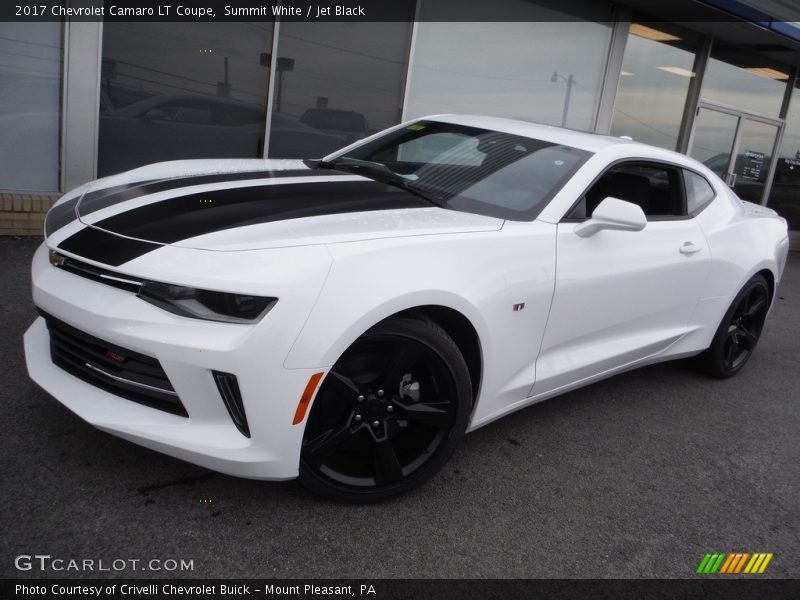 Summit White / Jet Black 2017 Chevrolet Camaro LT Coupe