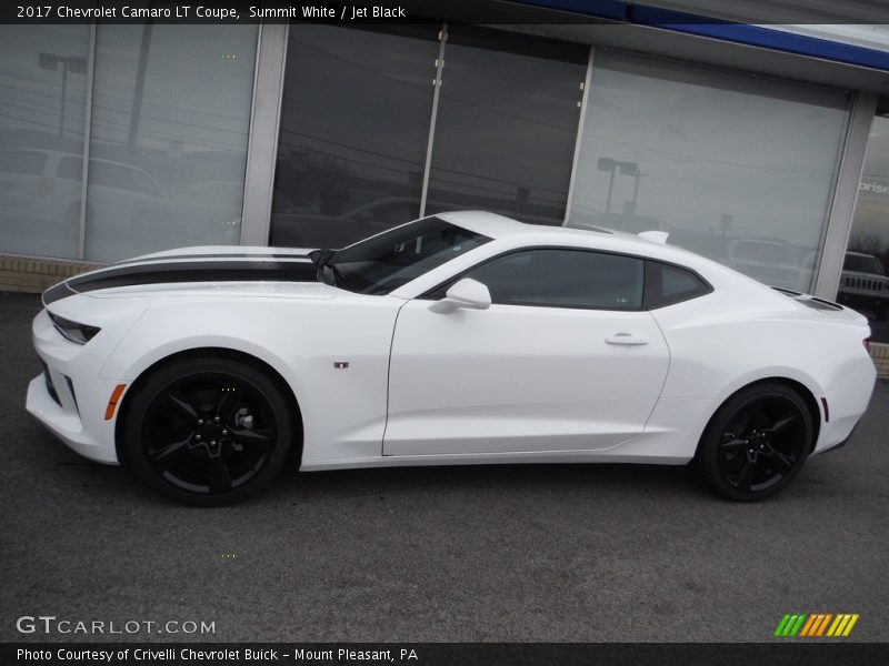 Summit White / Jet Black 2017 Chevrolet Camaro LT Coupe