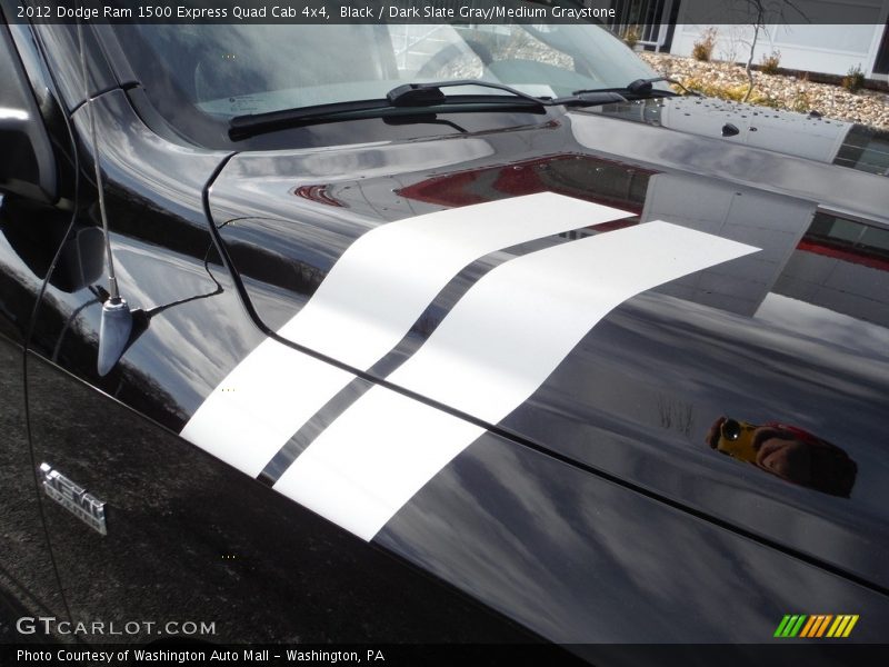 Black / Dark Slate Gray/Medium Graystone 2012 Dodge Ram 1500 Express Quad Cab 4x4