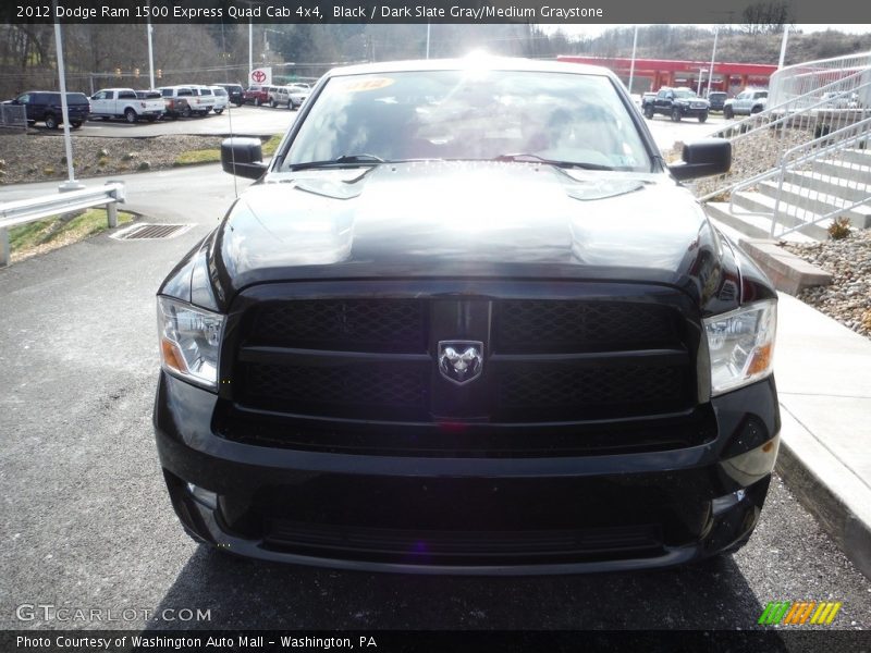 Black / Dark Slate Gray/Medium Graystone 2012 Dodge Ram 1500 Express Quad Cab 4x4