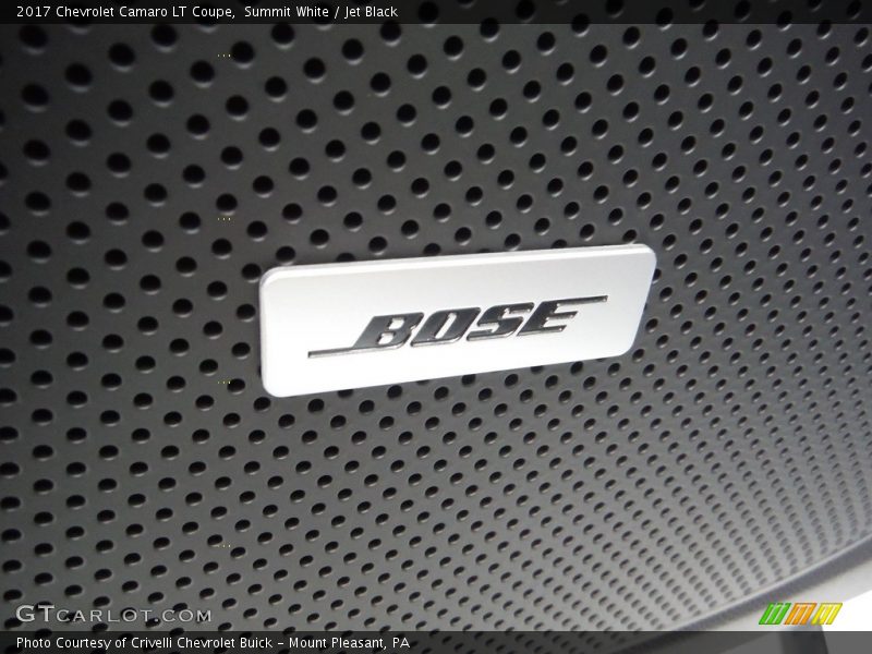 Summit White / Jet Black 2017 Chevrolet Camaro LT Coupe