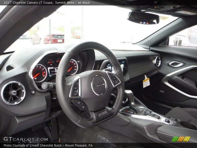 Summit White / Jet Black 2017 Chevrolet Camaro LT Coupe