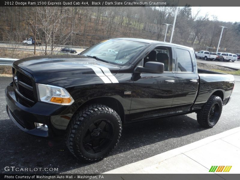 Black / Dark Slate Gray/Medium Graystone 2012 Dodge Ram 1500 Express Quad Cab 4x4