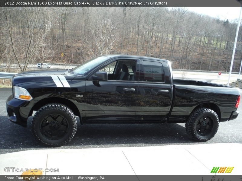 Black / Dark Slate Gray/Medium Graystone 2012 Dodge Ram 1500 Express Quad Cab 4x4