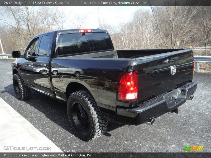 Black / Dark Slate Gray/Medium Graystone 2012 Dodge Ram 1500 Express Quad Cab 4x4