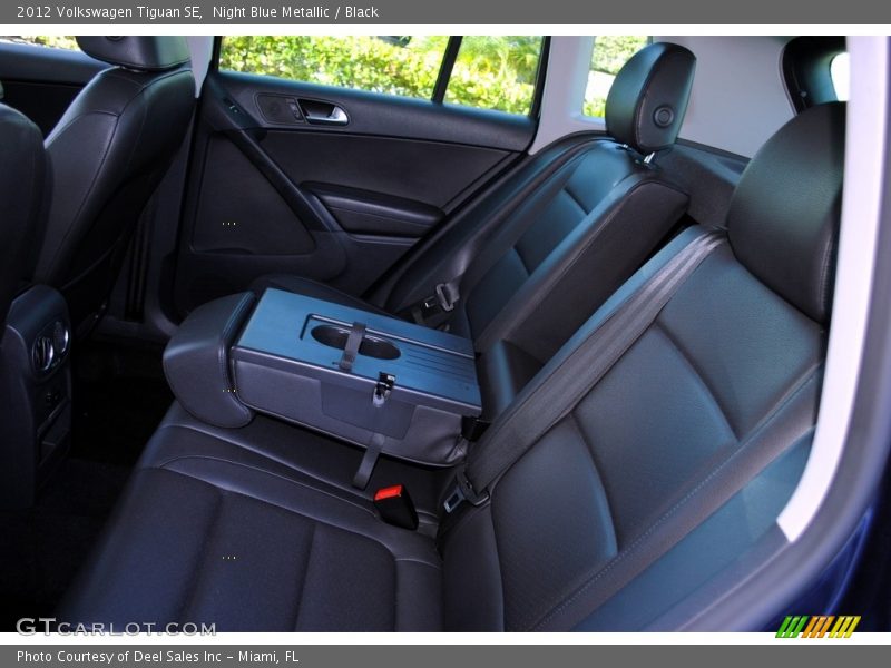 Night Blue Metallic / Black 2012 Volkswagen Tiguan SE