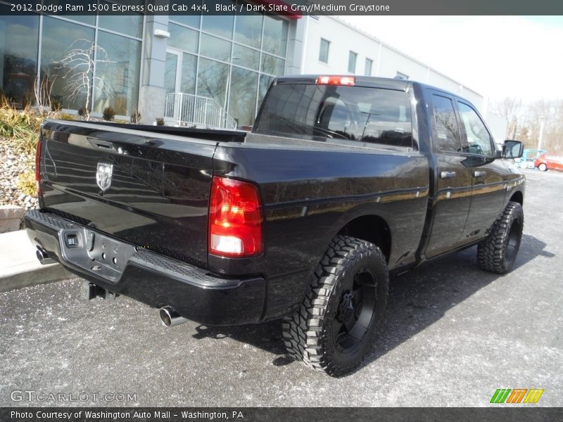 Black / Dark Slate Gray/Medium Graystone 2012 Dodge Ram 1500 Express Quad Cab 4x4