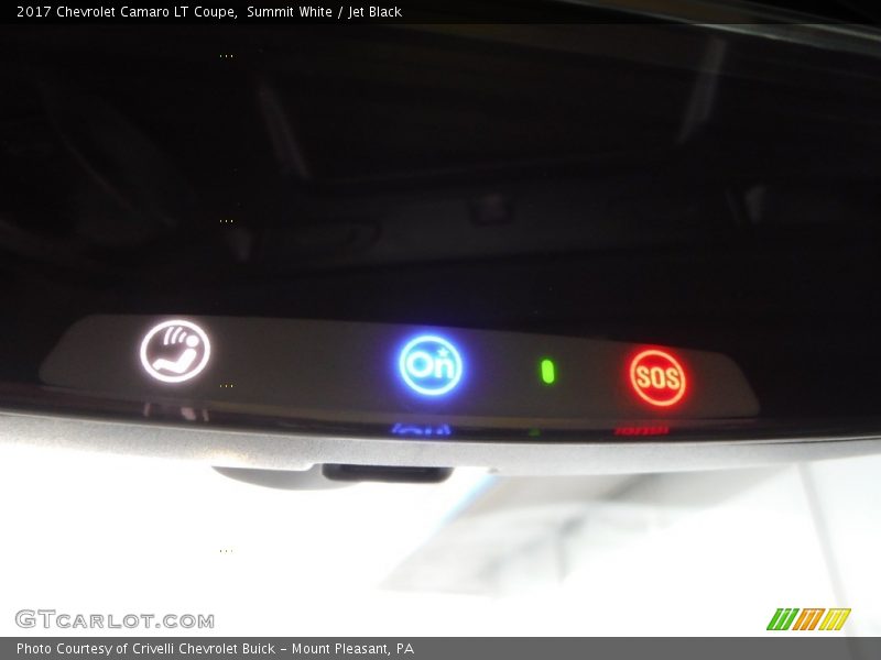 Summit White / Jet Black 2017 Chevrolet Camaro LT Coupe