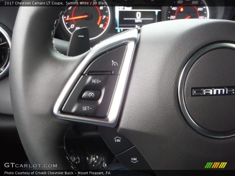 Summit White / Jet Black 2017 Chevrolet Camaro LT Coupe
