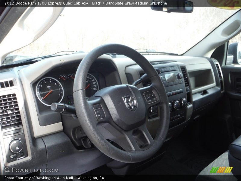 Black / Dark Slate Gray/Medium Graystone 2012 Dodge Ram 1500 Express Quad Cab 4x4
