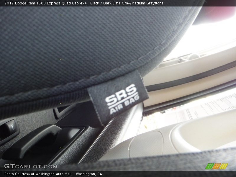 Black / Dark Slate Gray/Medium Graystone 2012 Dodge Ram 1500 Express Quad Cab 4x4