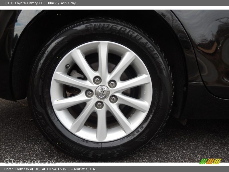 Black / Ash Gray 2010 Toyota Camry XLE