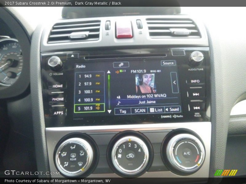 Dark Gray Metallic / Black 2017 Subaru Crosstrek 2.0i Premium