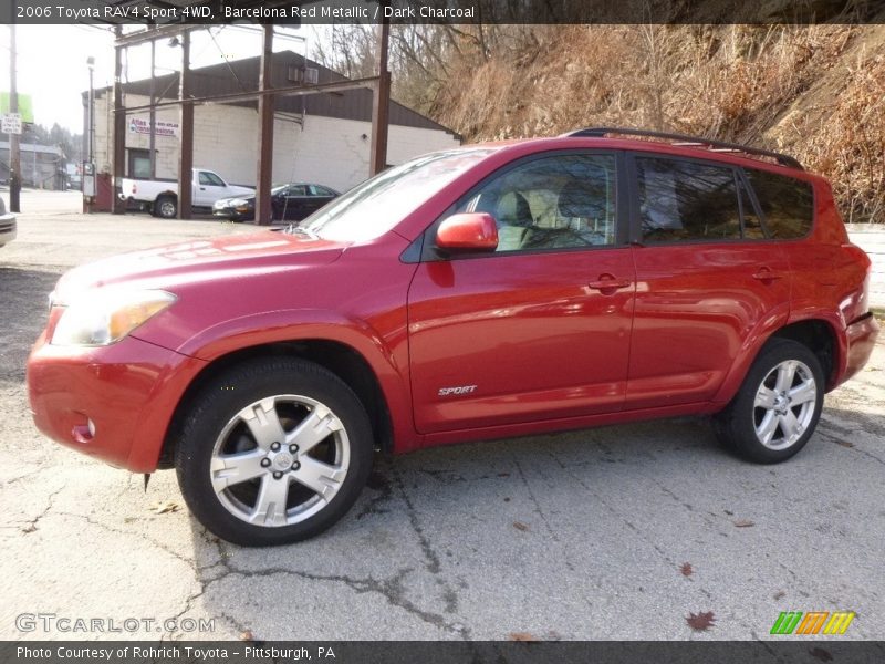 Barcelona Red Metallic / Dark Charcoal 2006 Toyota RAV4 Sport 4WD