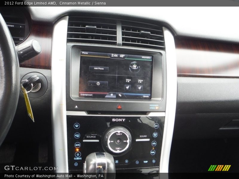 Cinnamon Metallic / Sienna 2012 Ford Edge Limited AWD